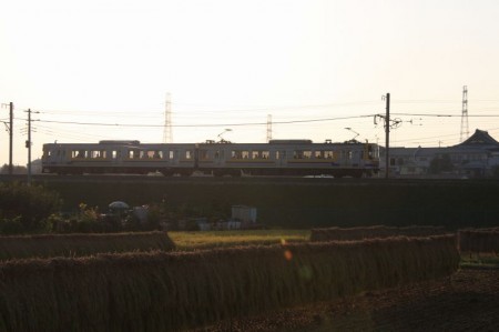 電車はたったの2両です。ほんと横浜市？